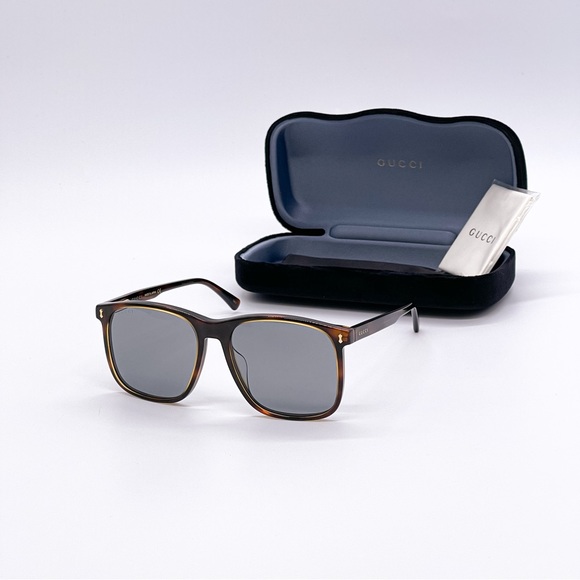 NEW GUCCI UNISEX HAVANA SUNGLASSES - Picture 1 of 10